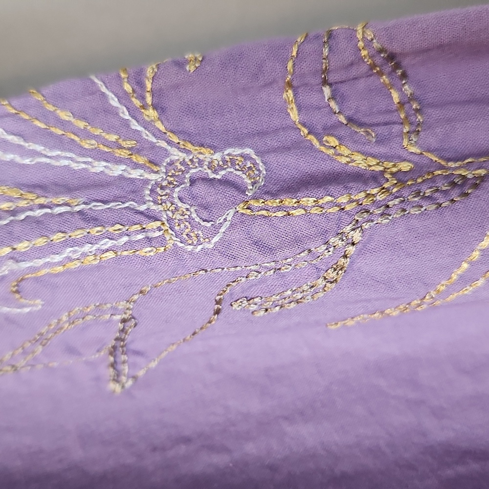 Twenty X Western Purple Embroidered Shirt Size Large - Picture 10 of 12